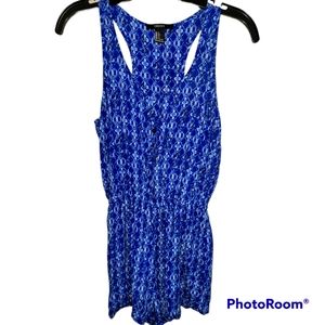 Sleeveless racerback romper
